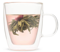 Pinky Up Avery Double Walled Glass Tea Mug