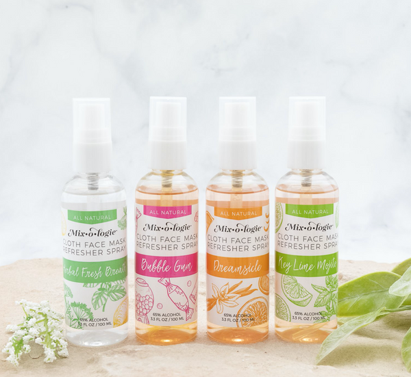 Mixologie Refreshing Face Mask Spray Variety Pack (4pk)