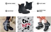 Chooka Fur Lined Rain Boots