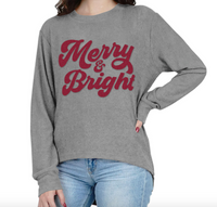 Happy Holidays Cuddle Knit Top