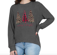 Happy Holidays Cuddle Knit Top