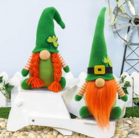 St Patrick's Day Gnome Set of 2
