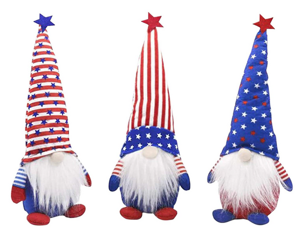 Patriot Gnomes Set of 3