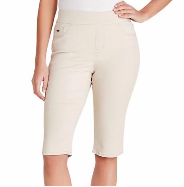 Stretchy Denim Skimmer Shorts