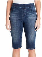 Stretchy Denim Skimmer Shorts