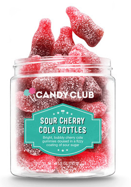 Candy Club Sour Cherry Cola Bottles