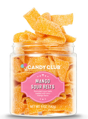 Candy Club Mango Sour Belts