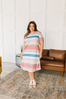 Simple Moments Striped T Shirt Dress