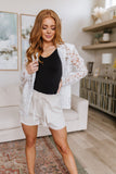 Sitting, Waiting, Wishing Linen Blend Shorts in Oatmeal