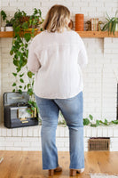 Skies The Limit Button Up in White