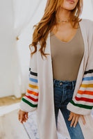 Struck Gold Rainbow Sleeve Cardigan