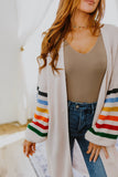 Struck Gold Rainbow Sleeve Cardigan