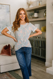 Subtle Details Twist Front Top