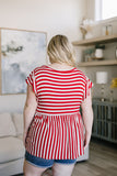 Summer Stripes Babydoll Top