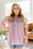 Sweet Symphony Button Detail Top