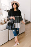 The Fanciful Flowing Top In Black