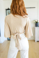 Tiny Dancer Wrapped Cropped Cardigan