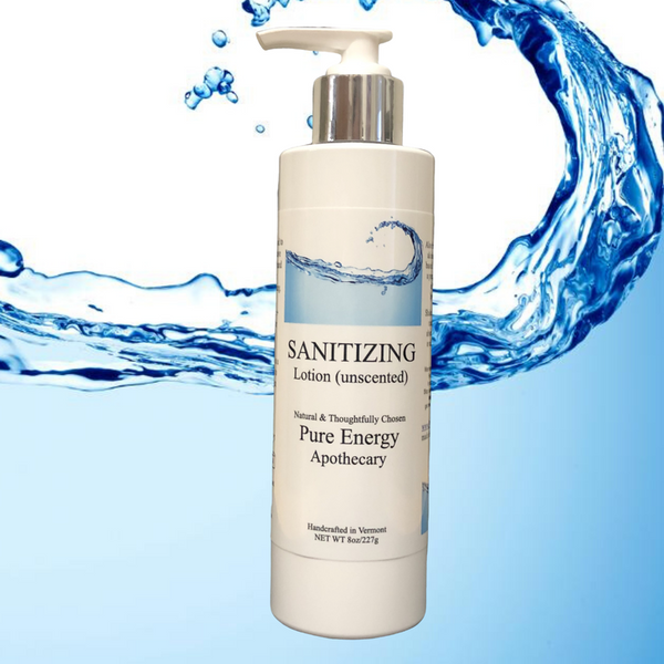 8oz Handcrafted in Vermont Pure Energy Sanitizing Hand Lotion