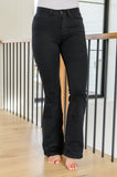 Walking in Berlin High Rise Flare Jeans in Black