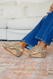 Walk On The Wild Side Leopard Wedge