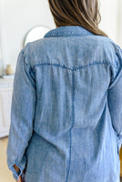 Westward Calling Chambray Button Up Shirt