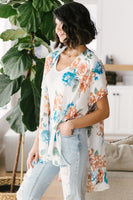 Wildflower Kimono in White