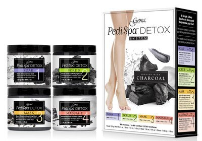 Pedi Spa Detox Black Charcoal Pedicure Kit