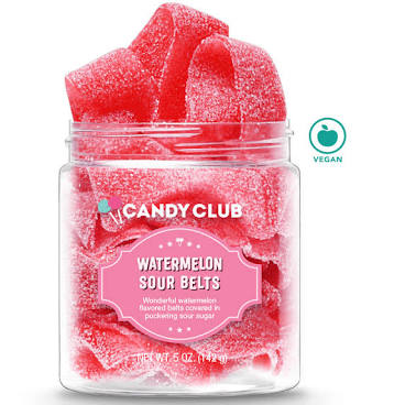 Candy Club Watermelon Sour Belts