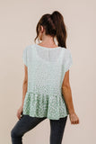 Minty Fresh Spots Blouse
