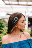 Stained Glass Circle Hair Clip