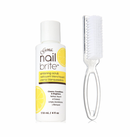 Gena Nail Brite Whitening Scrub With Brush