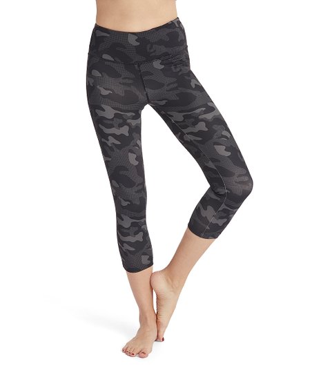Black Camo Athletic Capri Leggings